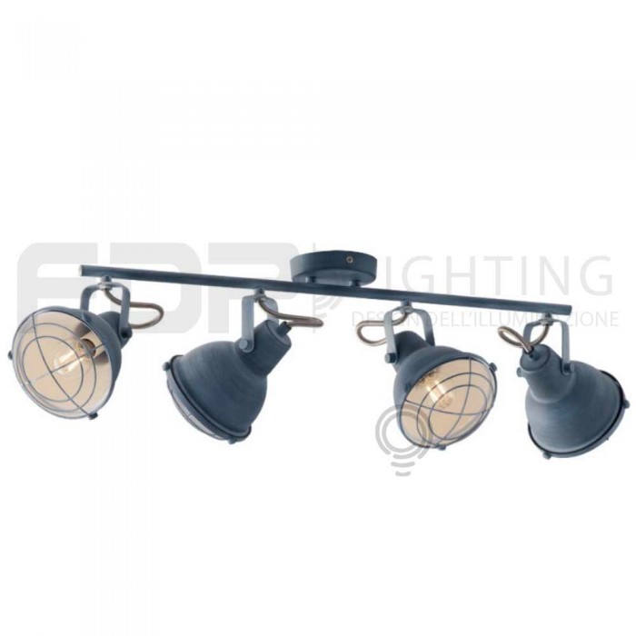 Cuba gray wall light 4xe14 77,5x17x13cm