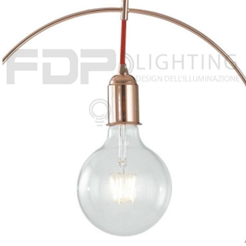 Sospensione illuminazione frida oro rosa 1xe27...