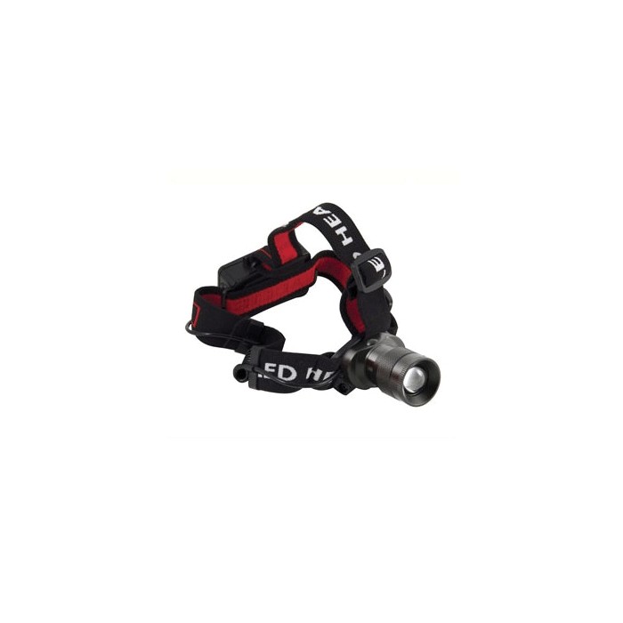 Astuccio pila torcia frontale luce 60mt 3w