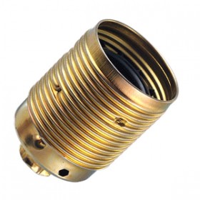 E27 threaded metal lamp holder 1031f copper vintage spare parts