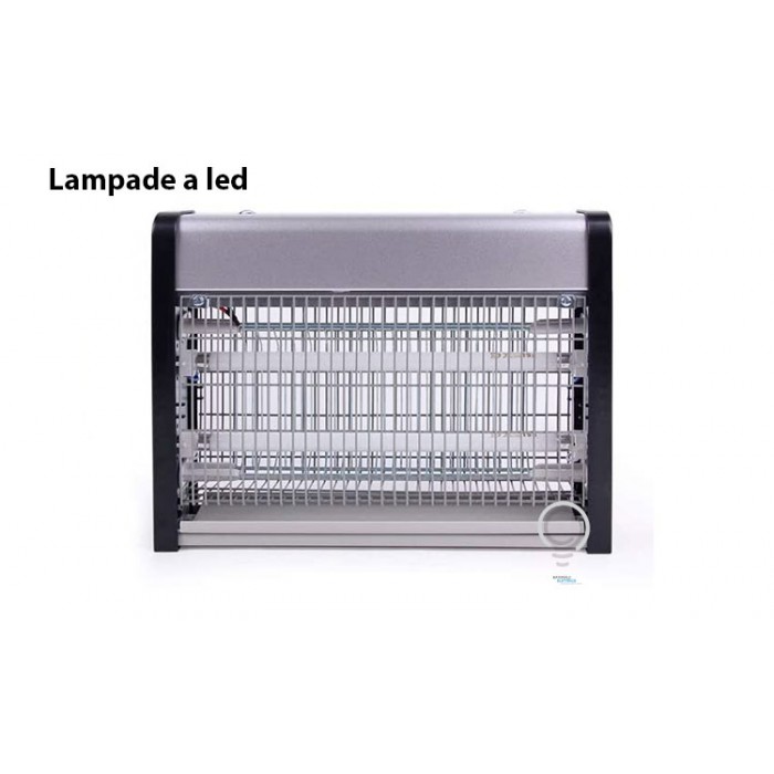 Zanzariera elettrica attira e fulmina insetti 2x6w  14w led 230v EZ003