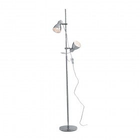 Piantana lemonde cromo 2xe27 36x153cm