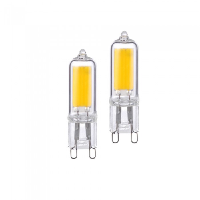 Kit 2 Stück LED-Birnen g9 cob 3 5w 420lm 3000k 360 13...
