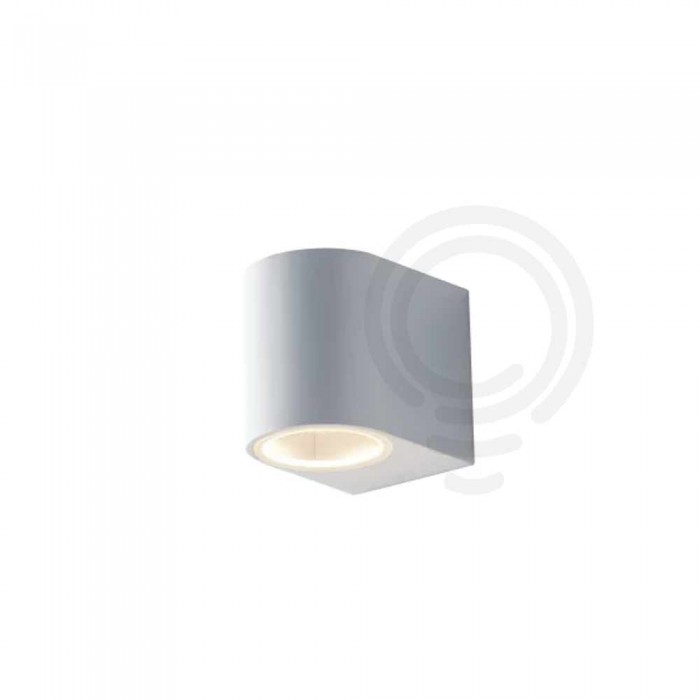 Applique parete one bianco 1xgu10 ip54 illuminazione per...