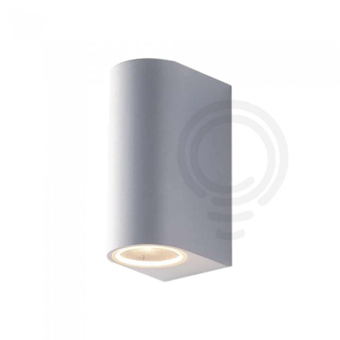 Applique da parete 2xGU10 220-240v IP54 colore bianco