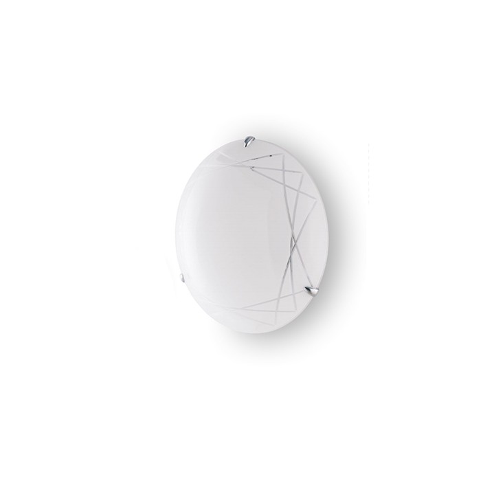 Plafonnier paradis travaillé d.40 3xe27 60w couleur blanche