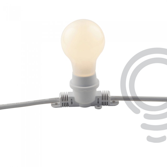 Cordoniera stringa elettrificata per esterno 10xe27... 2