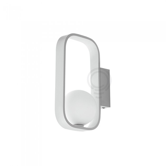 Applique murale blanche roxy 1xg9 24x15x10cm