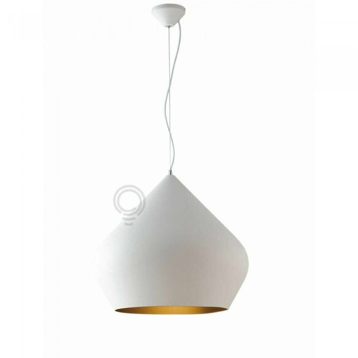 Suspension lighting white chandelier for any environment...