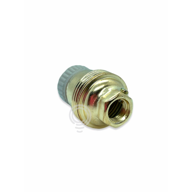 E14 brass lamp holder with Vintage antique...