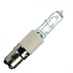 Clear tubular halogen lamp 200w ba15d 230v 4200 lm