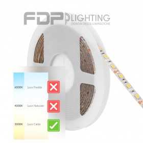 Led streifen 28x35 ip20 dc24v 2072lm 3000k smd 18w