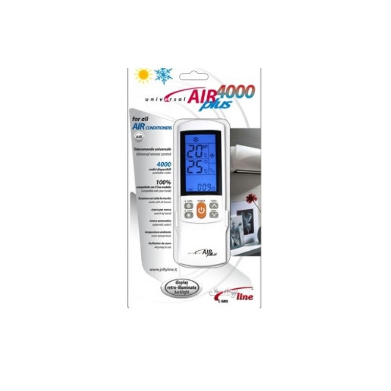Telecomando climatizzatori universale jolly air...