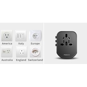 Universal electric adapter 5v 3a ac100-240v with protection