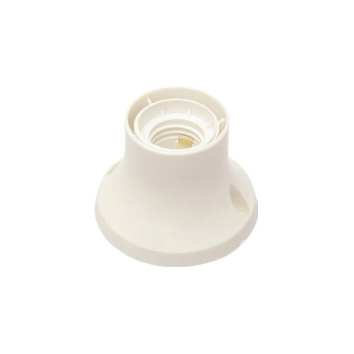 Douille E27 pour applique ou plafonnier blanc à base...