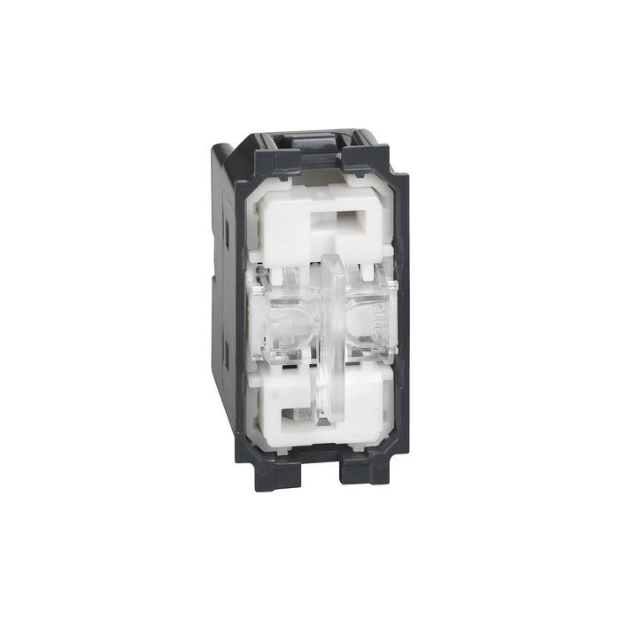 Commutatore 1 modulo 10a a doppio tasto 1-0-2 non illuminabile k4027