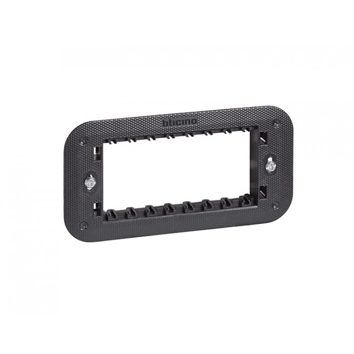 Supporto frutti living now bticino k4704 4moduli k4704