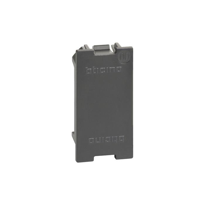 Tasto copriforo falso polo 1 modulo living now bticino k4950