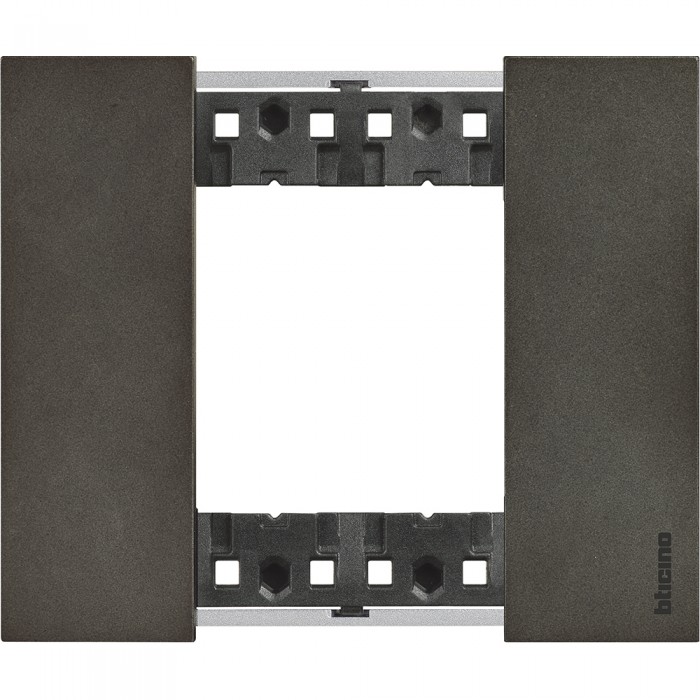 Placca 2 moduli living now space materiale zama