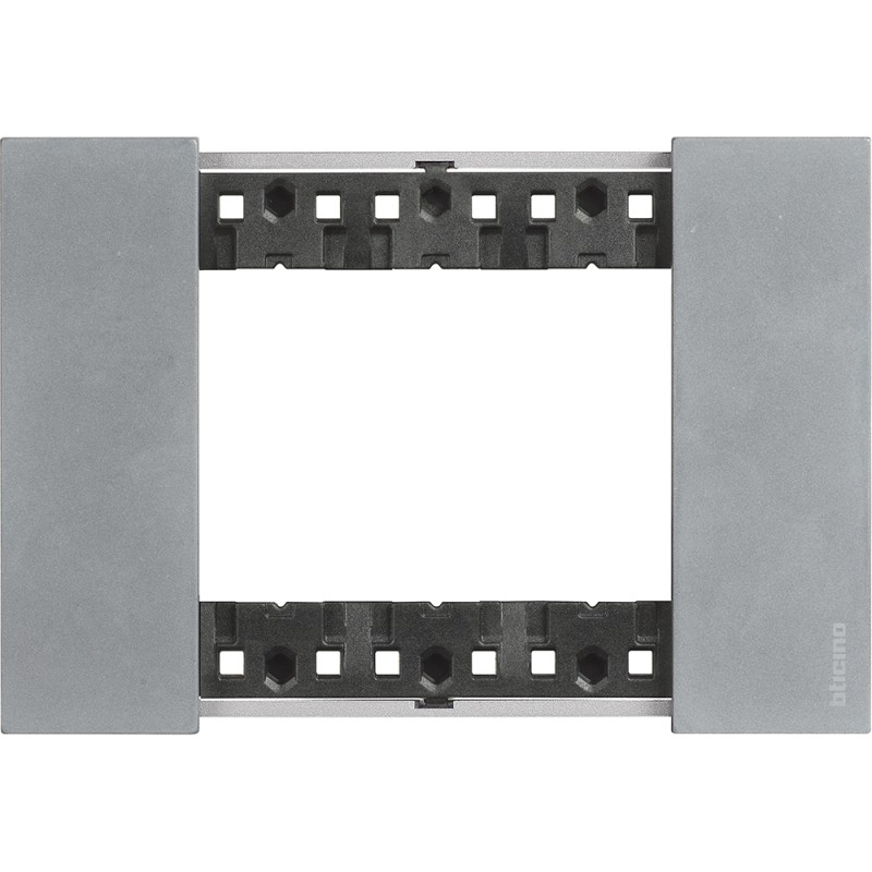 Placca 3 moduli living now moon materiale zama