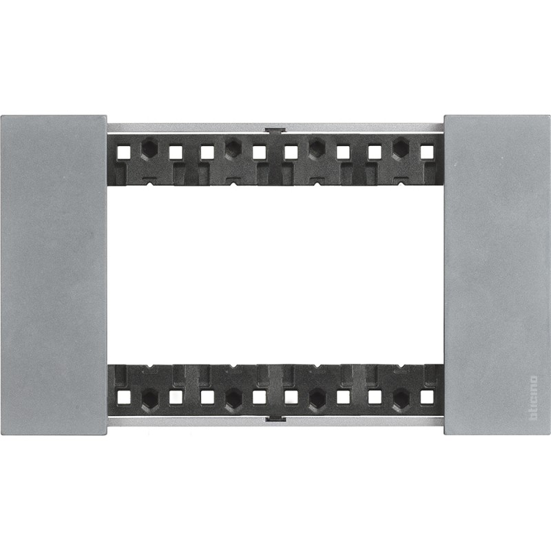 Placca 4 moduli living now moon materiale zama