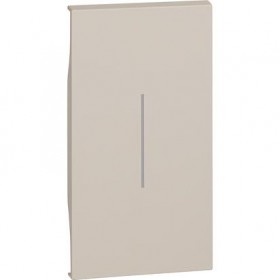 Cover illuminabile serie civile smart.2 moduli, sabbia.