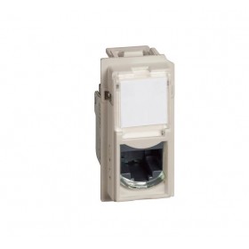 Connettore presa rete Btnet RJ45 toolless utp cat5e sabbia Bticino