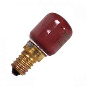 Small pear lamp red led e14 1,5w 35lm 230v sld7202xr