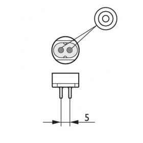 Lampada fluorescente neon illuminazione g5 14w t5 4000k