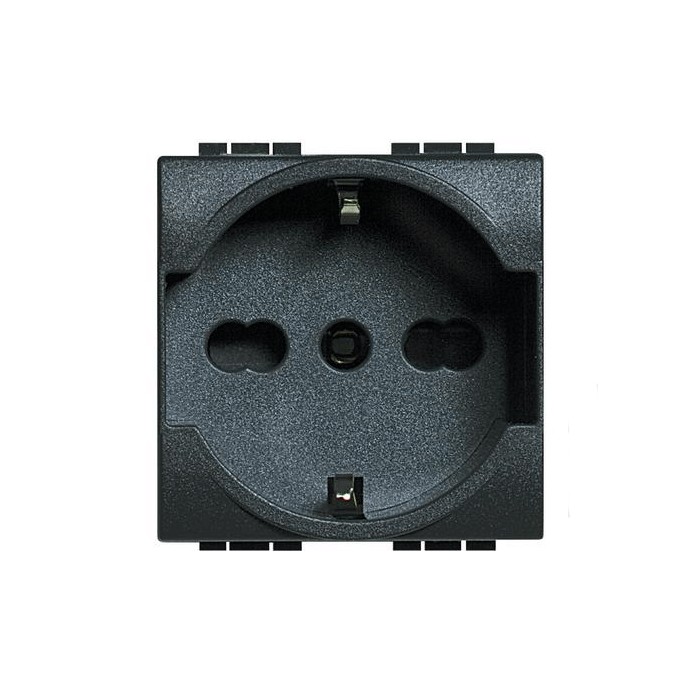 Prise électrique schuko bypass unel 10 / 16a t l414016...