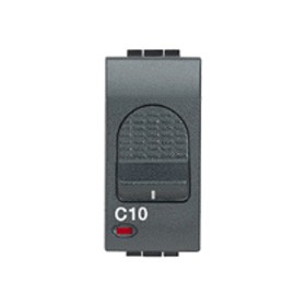 Megnetotermic switch 1p n 10a living int. ticino