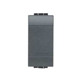 Copriforo tasto chiuso living international 1 modulo bticino l4950