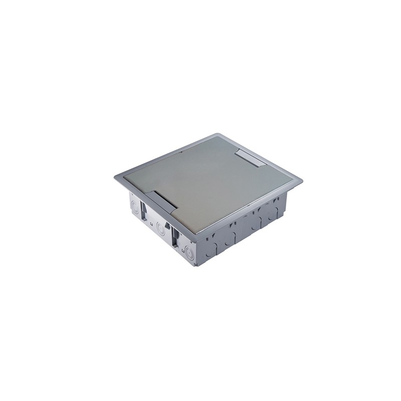 Scatola porta moduli elettrica da pavimento con...