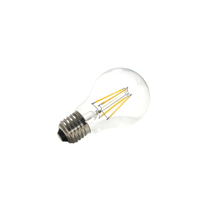 Standard-led-lampe e27 transparenter glastropfen 800lm 4000k 2