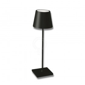 Portable lamp drink led black rechargeable 2 2w 180lm 3000k ip54 38x11cm