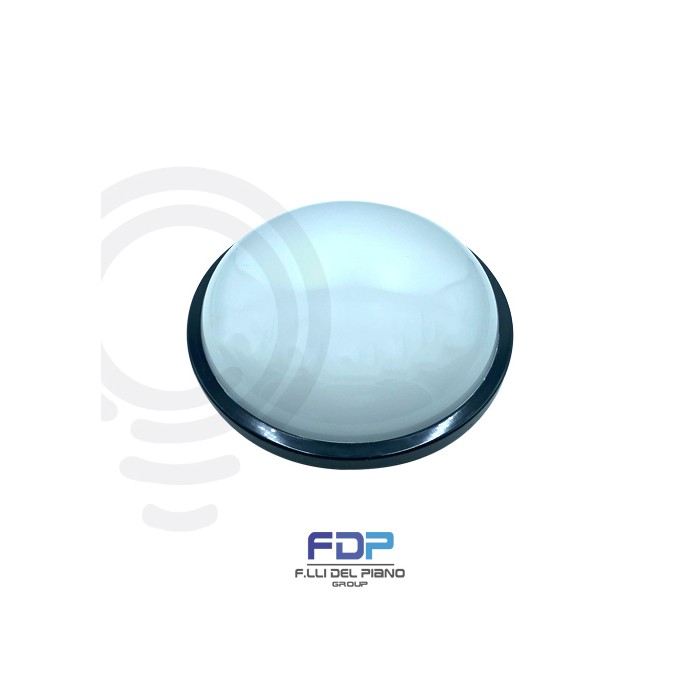 Plafoniera ever led 20w ip65 forma tonda grigio antracite...