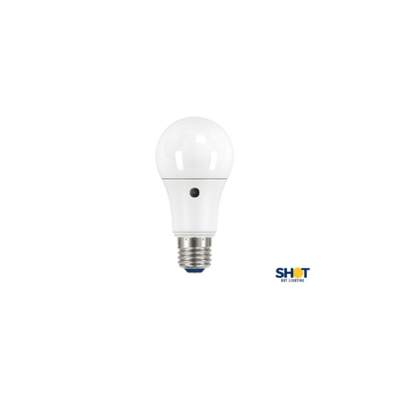 Ampoule standard drop led e27 capteur 9,5w 60w...