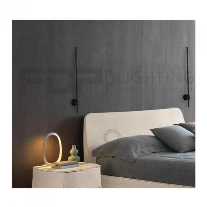 Applique murale led noire shanghai 10w 500lm 4000k... 2