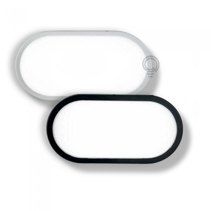 IP65 Anthrazit Oval Schildkröte Außendeckenleuchte 15W...