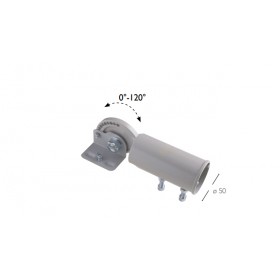 Iron adapter for road lighting led connection d.60