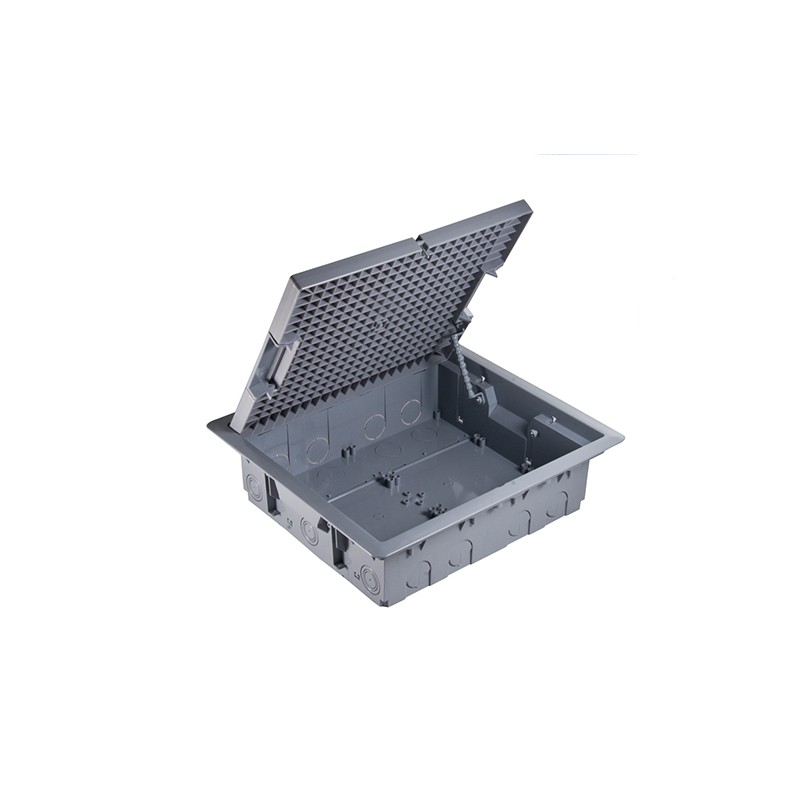 Scatola porta moduli elettrica da pavimento con...