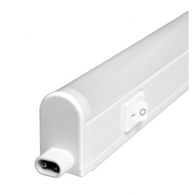 Plafoniera led regletta 18w t5 4000k lm1530 illuminazione