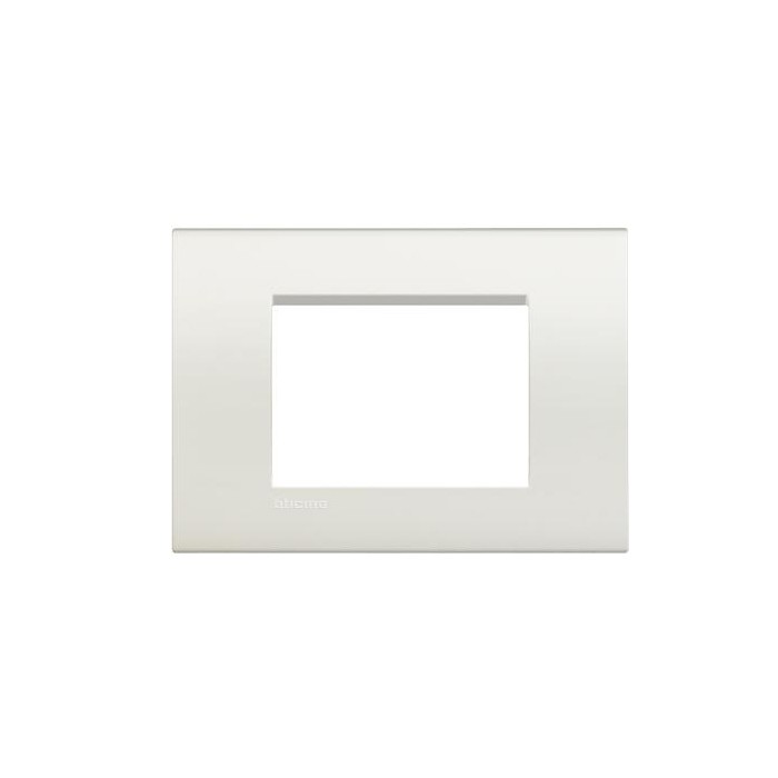 Placca copertura supporto serie living light ll 3posti bianca biticino