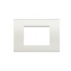 Placca copertura supporto serie living light ll 3posti bianca biticino