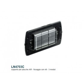 Supporto living ligh air 3 moduli ln4703c ticino