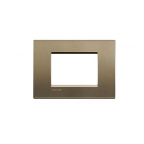 Placca living light 3posti square lna4803sq bticino