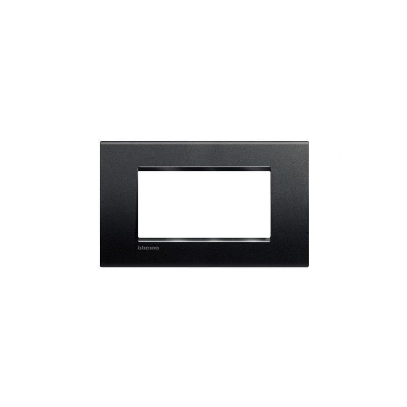 Placca living light colore antracite 4 posti lna4804ar bticino