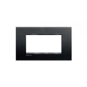 Placca living light colore antracite 4 posti lna4804ar bticino