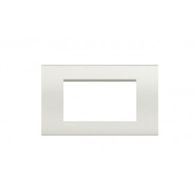 Placca copertura supporto serie living light 4P bianca LNA4804BI Bticino