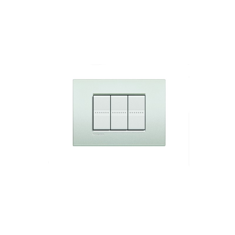 Placca living light bianco perla  ll lnc4803pr ticino